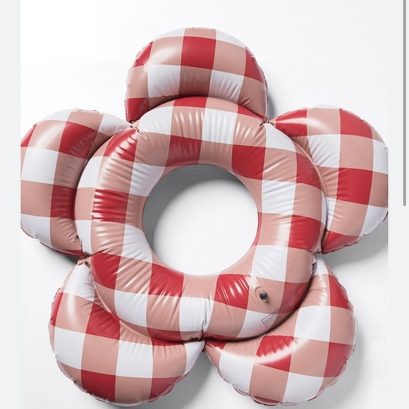 Matilda Jane Clothing Co Red Cherry Fruit Flower Print Pool Float BNIB *… - Picture 2 of 3